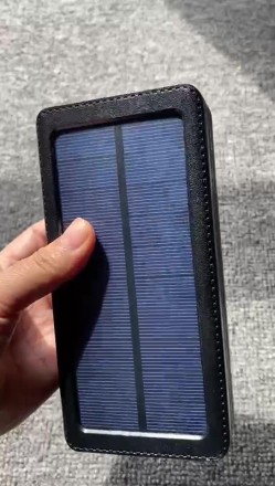 Power Bank Solar PS-900 павербанк + ліхтарик із сонячною панеллю 30000 mAh Волог. . фото 4
