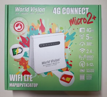 World Vision 4G CONNECT MICRO 2+ - 2023 з подвійним акумулятором, який забезпечи. . фото 6