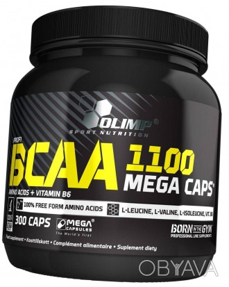 Olimp Nutrition BCAA Mega 1100 – потужна амінокислотна підтримка м'язового анабо. . фото 1