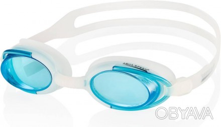 MALIBU - зручні цілісні окуляри від AQUA SPEED. Лінзи окулярів MALIBU з'єднані м. . фото 1