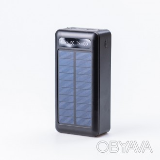 Повербанк Solar Energy ємністю 50000 mAh – зовнішній акумулятор на сонячній бата. . фото 1