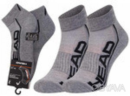 Шкарпетки Head QPERFORMANCE QUARTER забезпечують якісну амортизацію та підтримку. . фото 1