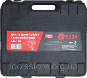 ОПИСАНИЕ
 
Дрель-шуруповерт аккумуляторный EDON AD-12K – это мощный и удобный ин. . фото 11
