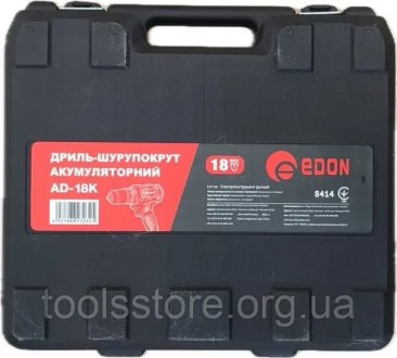 ОПИСАНИЕ
 
Дрель-шуруповерт аккумуляторный EDON AD-18K – это мощный и удобный ин. . фото 10