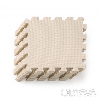  Дитячий килимок-пазл 30х30х1см -10 частин із матеріалу ЕВА (етиленвінілацетат) . . фото 1