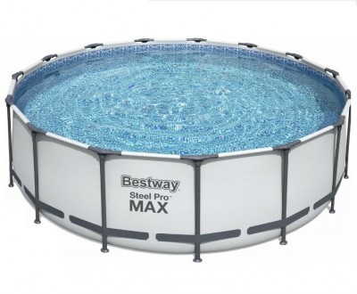 Каркасный бассейн Bestway 56438 размером 457х122 см (картриджный фильтр-насос 3 . . фото 4