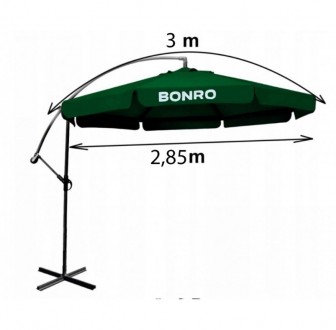 Зонт для сада для дачи 6 спиц диаметром до 3 м Bonro B-7218
Широкий стильный сад. . фото 3