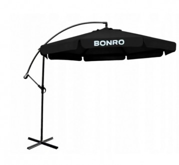 Зонт для сада для дачи 6 спиц диаметром до 3 м Bonro B-7218 цвет черный
Широкий . . фото 2