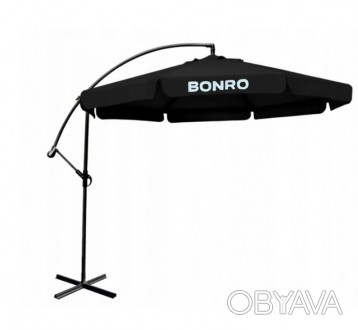 Зонт для сада для дачи 6 спиц диаметром до 3 м Bonro B-7218 цвет черный
Широкий . . фото 1