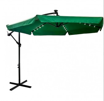 Зонт для сада для дачи с подсветкой LED 6 спиц диаметром до 3 м Bonro B-7218LP
Ш. . фото 6