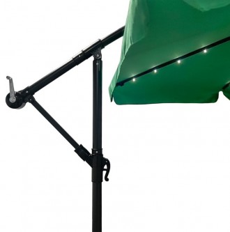 Зонт для сада для дачи с подсветкой LED 6 спиц диаметром до 3 м Bonro B-7218LP
Ш. . фото 4