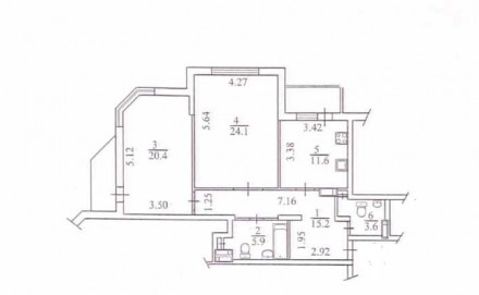 Предлагается к продаже уютная квартира в новом ЖК " Паркова Вежа"на 20 этаже 27 . . фото 10