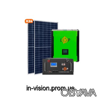 Міні сонячна електростанція для дачі та будинку потужністю 10кВт здатна забезпеч. . фото 1