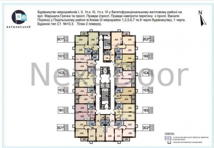 ЖК ВАршавський 2, строк здачі будинку = 1 квартал 2024 року. 10 поверх, вікна у . Виноградарь. фото 4