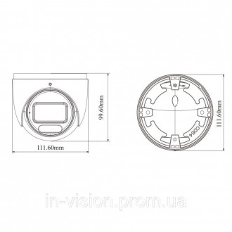 4Mp IP-відеокамера з функціями аналітики; матриця 1/3″ CMOS; роздільна здатність. . фото 3