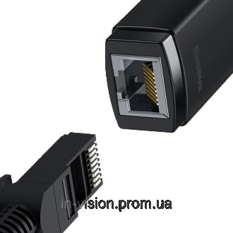 USB Hub Baseus Lite є адаптером, який підключається до ноутбука, моноблока, ПК, . . фото 4