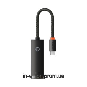 USB Hub Baseus Lite є адаптером, який підключається до ноутбука, моноблока, ПК, . . фото 2