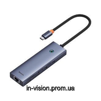 USB HUB Baseus Flite позволит вам увеличить возможности вашего ноутбука! Хаб осн. . фото 2