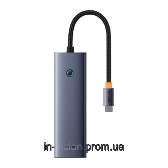 USB HUB Baseus Flite дозволить вам збільшити можливості вашого ноутбука! Хаб осн. . фото 6