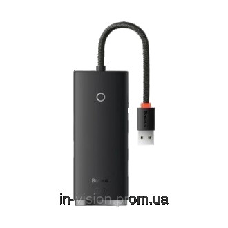 USB-Хаб Baseus Lite Series 4-in-1 - це чудове рішення для тих, кому не вистачає . . фото 2