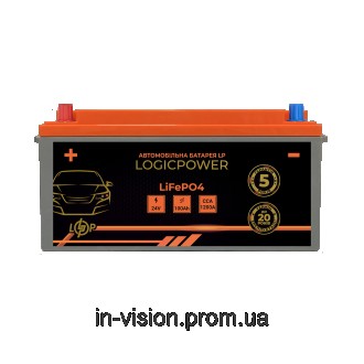 Автомобильный аккумулятор LP LiFePO4 24V - 100 Ah (+ слева) с BMS 1200А Аккумуля. . фото 2