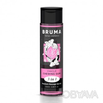 Аромат жевательной резинки Premium Heat Effect Massage Oil от бренда BRUMA – нас. . фото 1