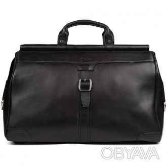Дорожня спортивна сумка, шкіряний саквояж чорний GA-1402-4lx TARWA . Аксесуар дл. . фото 1