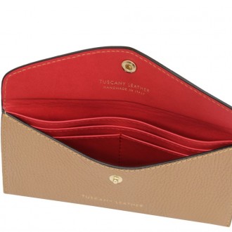 Жіноча шкіряна сумка конверт Tuscany Leather TL142322. . фото 3