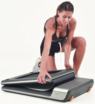 Дорожка для бега Toorx Treadmill WalkingPad with Mirage Display Mineral Grey (WP. . фото 4