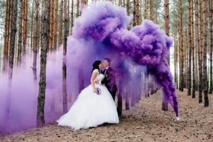 Кольорова фіолетова димова шашка (найнасиченіший (дим13)), Димова шашка, кольоро. . фото 5