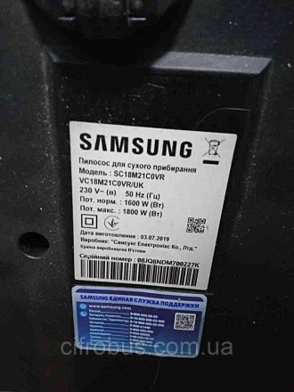 Современный пылесос Samsung VC18M21C0VN/EV поможет Вам качественно выполнить сух. . фото 2