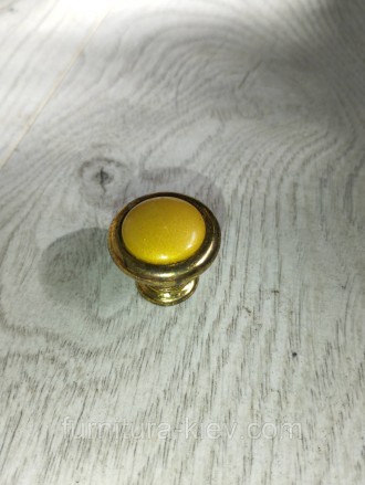 Ручка мебельная кнопка 25мм Золото вставка 
Цвет: Золото вставка матовое золото
. . фото 3