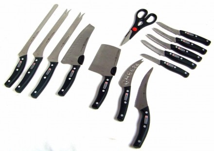 Набір професійних кухонних ножів 13 в 1

 Набір сталевих ножів, який поверне В. . фото 3