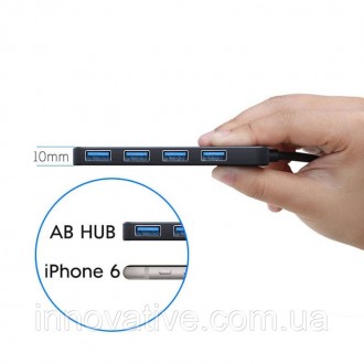 Основные преимущества:
- 4 USB порта версии 3.0
- Скорость передачи до 5 Гбит/с
. . фото 4