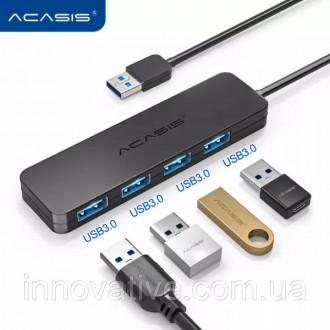 Основные преимущества:
- 4 USB порта версии 3.0
- Скорость передачи до 5 Гбит/с
. . фото 5