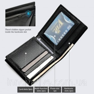 Tigernu T-S8002 - стильный и функциональный мужской кошелек, созданный для актив. . фото 3