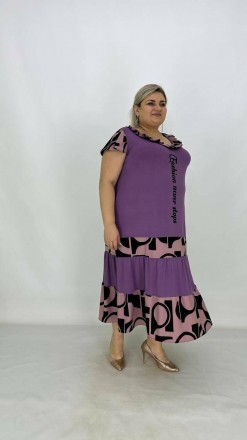 Коллекция летних платьев-сарафанов Рюша с крылышком свободного кроя-трапеция бол. . фото 5