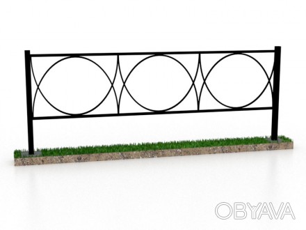
Прикрасьте свій сад з елегантною та надійною металевою огорожею для клумб та га. . фото 1