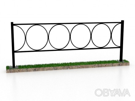 
Прикрасьте свій сад з елегантною та надійною металевою огорожею для клумб та га. . фото 1