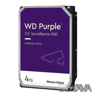 жорсткі диски Western Digital Purple ємністю 4ТБ використовують при побудові сис. . фото 1