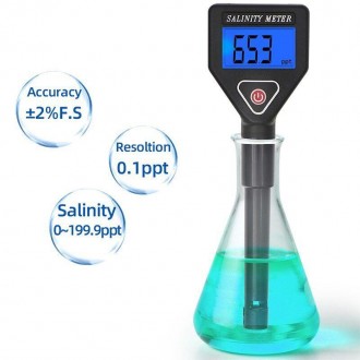  HM Digital SM-3 - профессиональный солемер для измерения содержания солей в вод. . фото 5