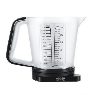 Кухонные весы с мерным стаканом Adler AD 3178
Электронные кухонные весы максимал. . фото 5