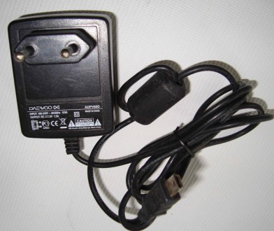 Блок питания  mini USB зарядное устройство Daewoo ADPV60D

Блок живлення 5V 1.. . фото 5