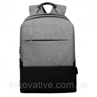 Повседневный городской рюкзак Mark Ryden MR9618 серого цвета – идеальный выбор д. . фото 3