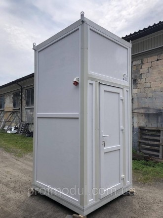 Представляємо вам ще один варіант модульного санвузла. Модульна туалетна кабінка. . фото 3