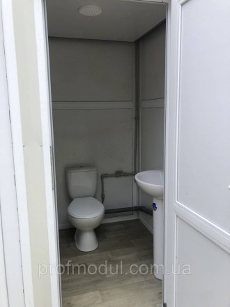 Представляємо вам ще один варіант модульного санвузла. Модульна туалетна кабінка. . фото 8