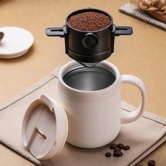 Многоразовый фильтр для приготовления кофе, 200 мл, dripper
Представляем вашему . . фото 3