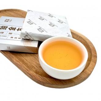 Китайский чай Шен Пуэр Мэнхай Да И Платиновая плитка 2101 — яркий и удивительный. . фото 11