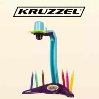 Лампа проектор для малювання Kruzzel 20558 ВЧИМОСЯ МАЛЮВАТИ Проектор для малюван. . фото 3