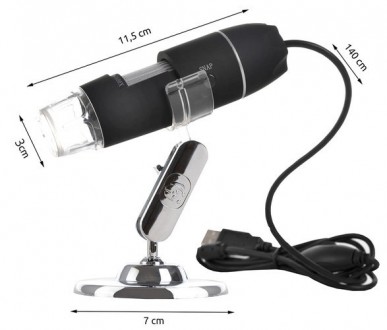 Цифровий мікроскоп USB 1600x 2Mpix Iso Trade 1600-КРАТНЕ ЗБІЛЬШЕННЯ - цифровий м. . фото 6